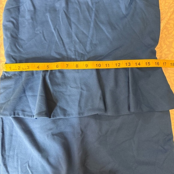 Express Blue Sheath Mini Dress Cap Sleeve - Picture 4 of 6